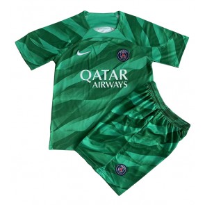 Maillot de foot Paris Saint-Germain Gardien de but Domicile enfant 2023-24 Manches Courte (+ pantalon court)